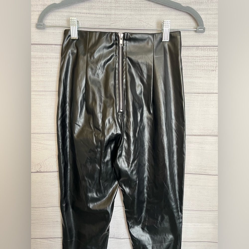 Princess Polly | NWT Lyra Black Skinny Faux Leather Pants - Picture 6 of 10